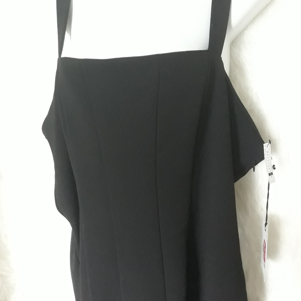 Leith Sleeveless Square Neck Strap Dress Plus Size 3X LBD! - Picture 10 of 16
